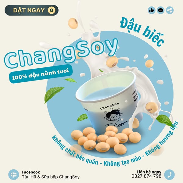 Sản Phẩm Tàu Hũ & Sữa Bắp ChangSoy
